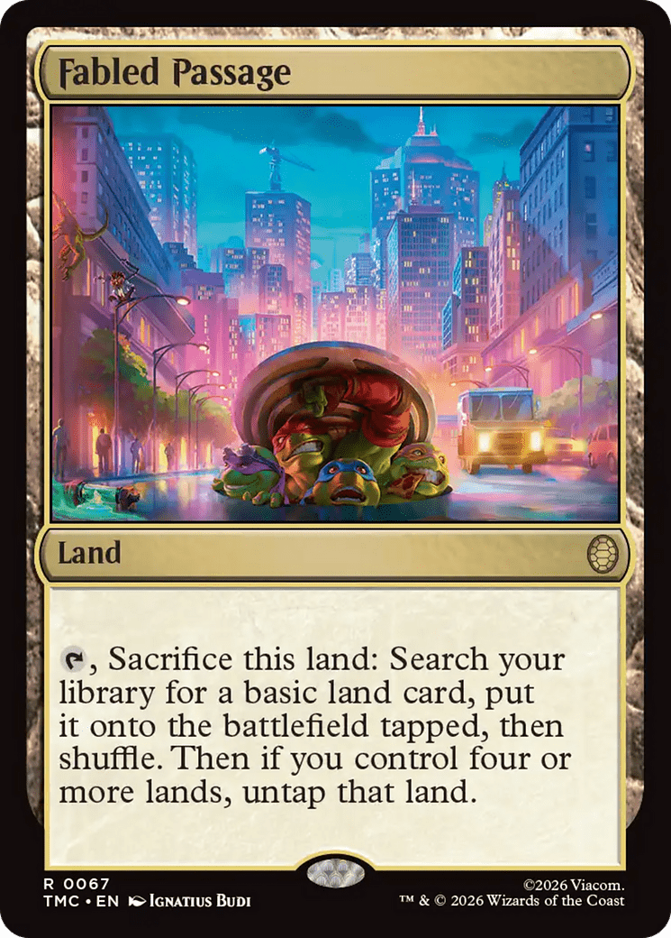Fabled Passage [Teenage Mutant Ninja Turtles Commander] MTG Single Magic: The Gathering  | Multizone: Comics And Games