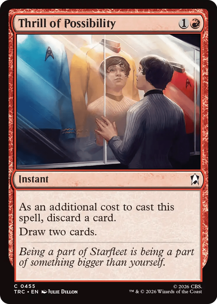 Thrill of Possibility [Star Trek Commander] MTG Single Magic: The Gathering  | Multizone: Comics And Games