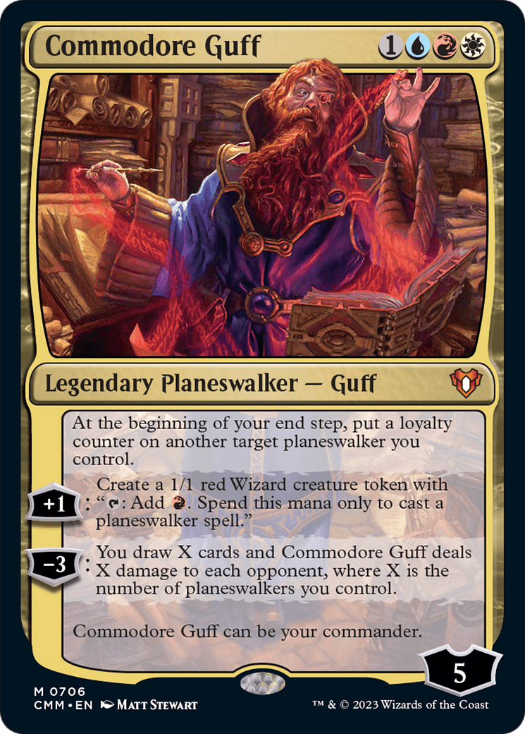 Commodore Guff [Commander Masters] MTG Single Magic: The Gathering  | Multizone: Comics And Games