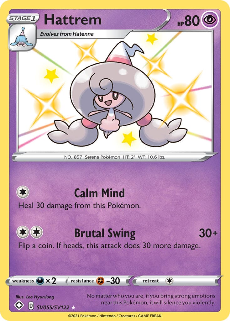Hattrem (SV055/SV122) [Sword & Shield: Shining Fates] Pokemon Single Pokémon  | Multizone: Comics And Games