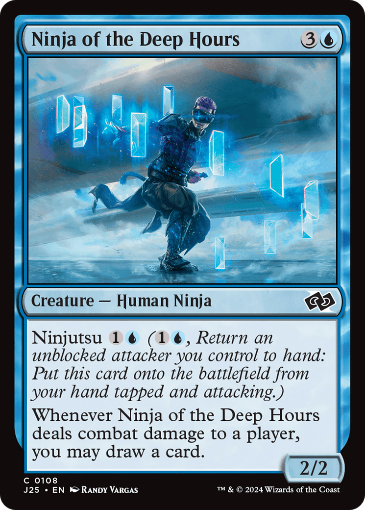 Ninja of the Deep Hours [Foundations Jumpstart] MTG Single Magic: The Gathering  | Multizone: Comics And Games
