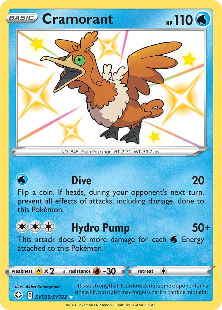 Cramorant (SV030/SV122) [Sword & Shield: Shining Fates] Pokemon Single Pokémon  | Multizone: Comics And Games