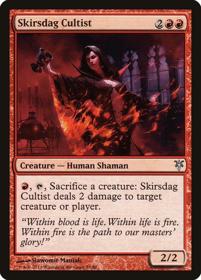 Skirsdag Cultist [Duel Decks: Sorin vs. Tibalt] MTG Single Magic: The Gathering  | Multizone: Comics And Games