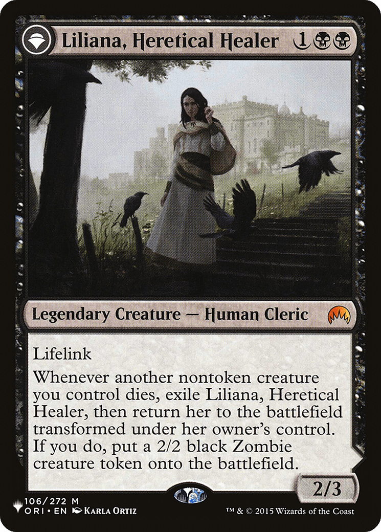 Liliana, Heretical Healer // Liliana, Defiant Necromancer [Secret Lair: From Cute to Brute] MTG Single Magic: The Gathering  | Multizone: Comics And Games