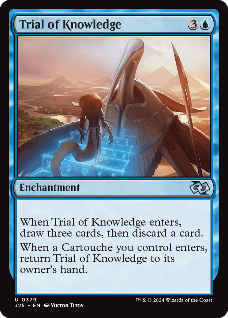 Trial of Knowledge [Foundations Jumpstart] MTG Single Magic: The Gathering  | Multizone: Comics And Games