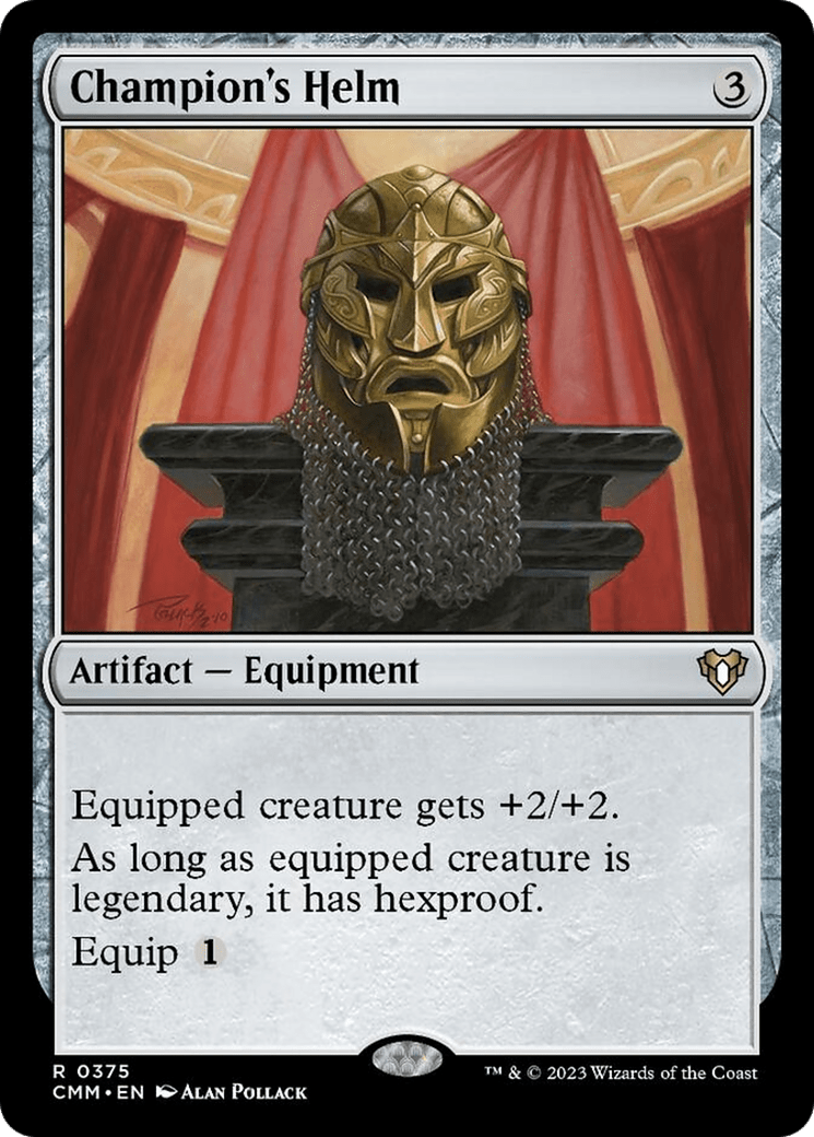 Champion's Helm [Commander Masters] MTG Single Magic: The Gathering  | Multizone: Comics And Games