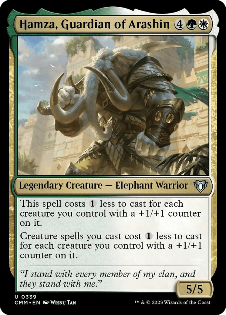 Hamza, Guardian of Arashin [Commander Masters] MTG Single Magic: The Gathering  | Multizone: Comics And Games