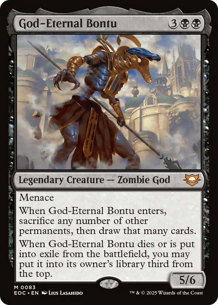 God-Eternal Bontu [Edge of Eternities Commander] MTG Single Magic: The Gathering  | Multizone: Comics And Games