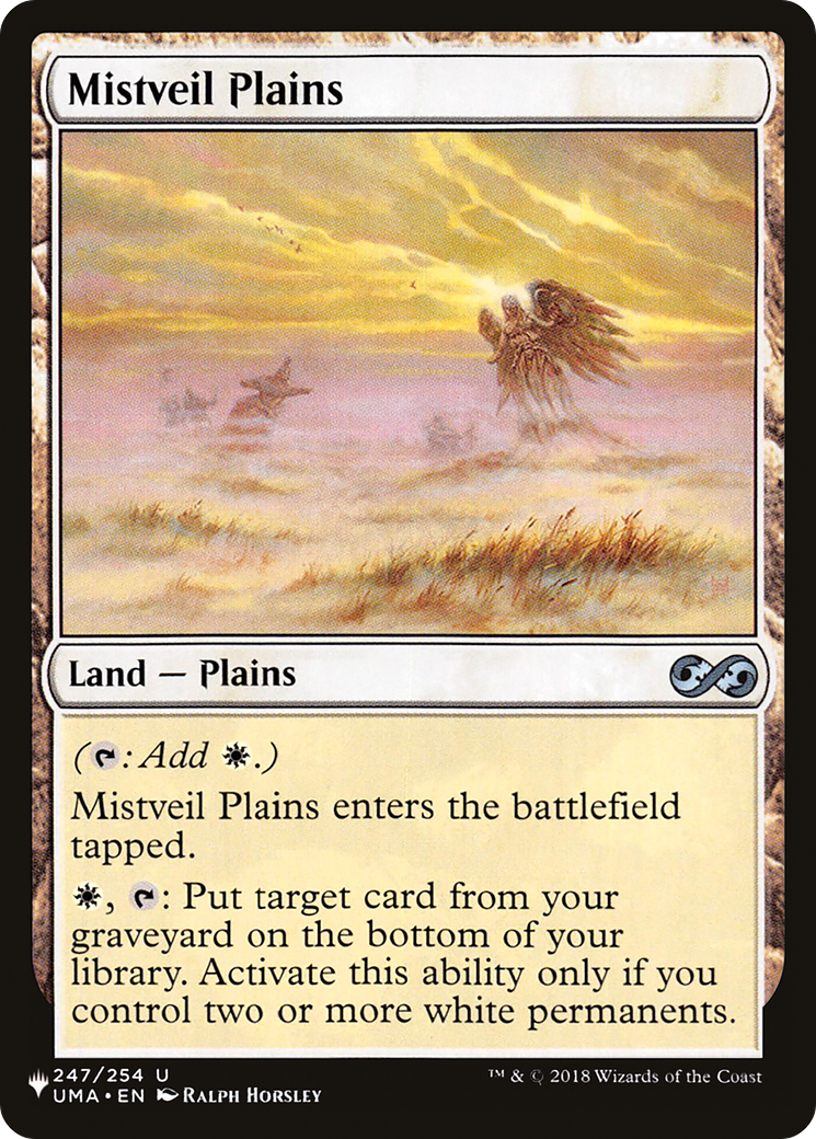 Mistveil Plains [The List] MTG Single Magic: The Gathering  | Multizone: Comics And Games