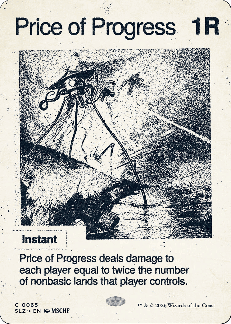 Price of Progress (0065) [Secret Lair x MSCHF: The Zeta Set] MTG Single Magic: The Gathering  | Multizone: Comics And Games