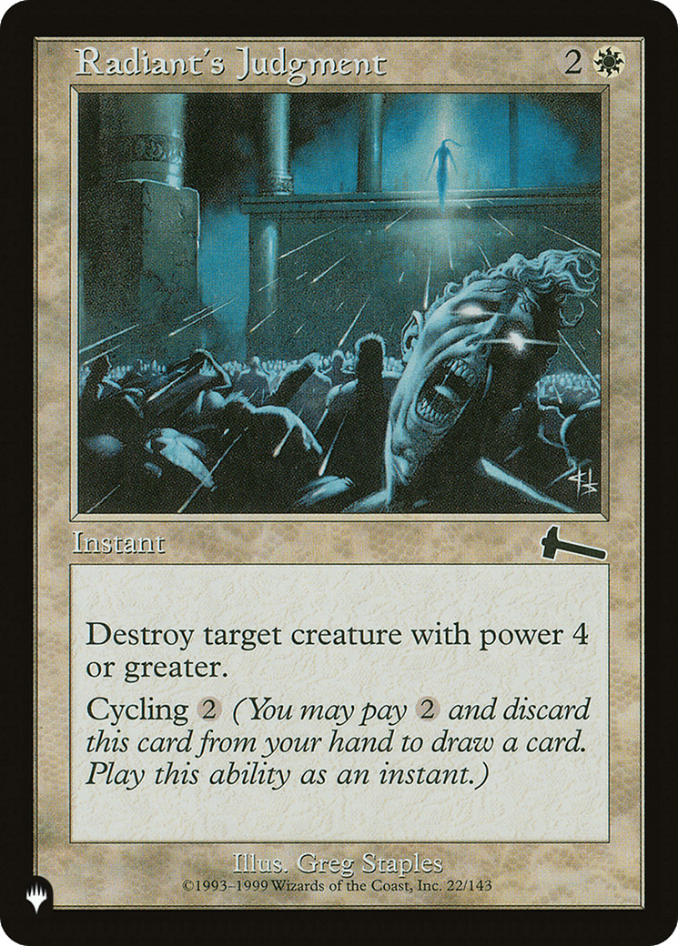 Radiant's Judgment [The List] MTG Single Magic: The Gathering  | Multizone: Comics And Games