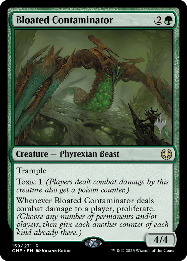 Bloated Contaminator (Promo Pack) [Phyrexia: All Will Be One Promos] MTG Single Magic: The Gathering  | Multizone: Comics And Games