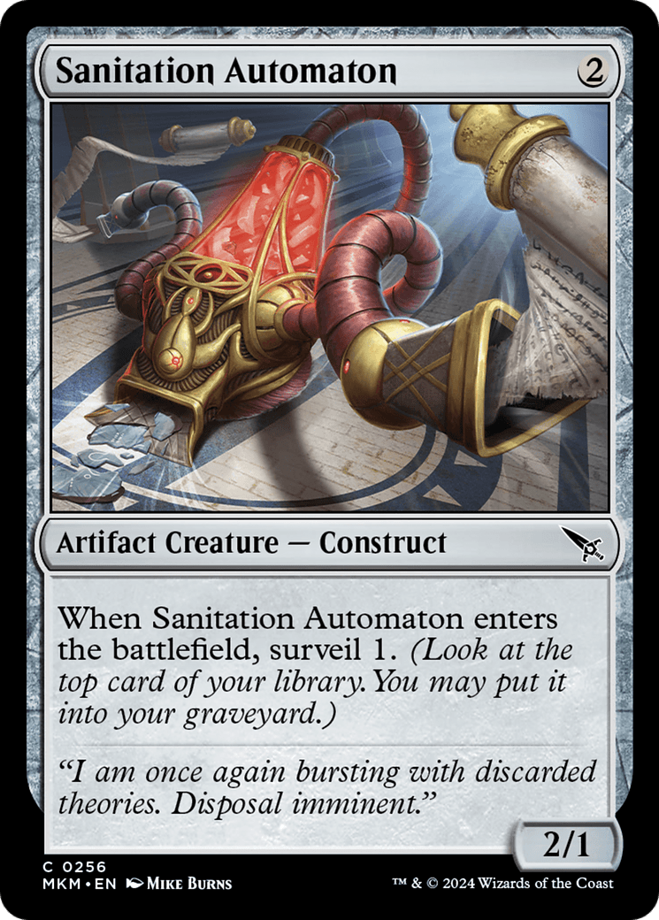 Sanitation Automaton [Murders at Karlov Manor] MTG Single Magic: The Gathering  | Multizone: Comics And Games