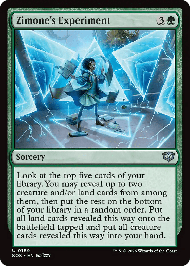 Zimone's Experiment [Secrets of Strixhaven] MTG Single Magic: The Gathering  | Multizone: Comics And Games