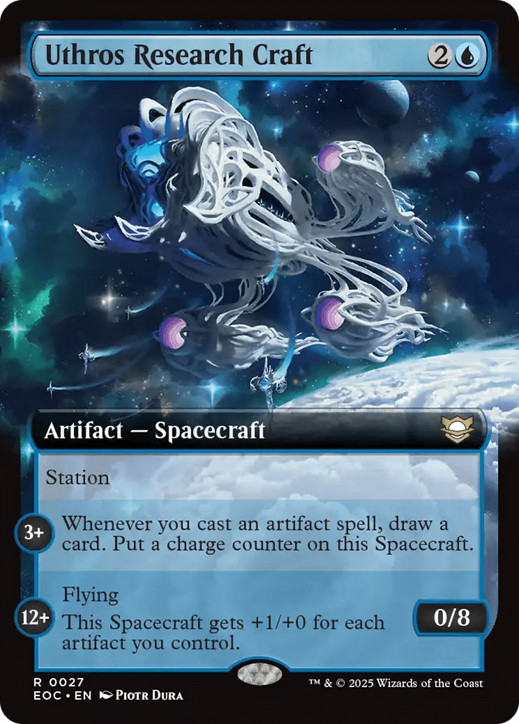 Uthros Research Craft (Extended Art) [Edge of Eternities Commander] MTG Single Magic: The Gathering  | Multizone: Comics And Games