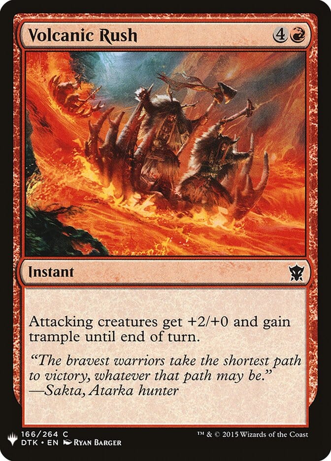Volcanic Rush [Mystery Booster] MTG Single Magic: The Gathering  | Multizone: Comics And Games