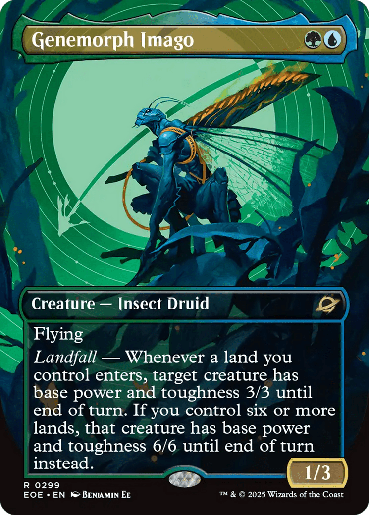 Genemorph Imago (Borderless) [Edge of Eternities] MTG Single Magic: The Gathering  | Multizone: Comics And Games