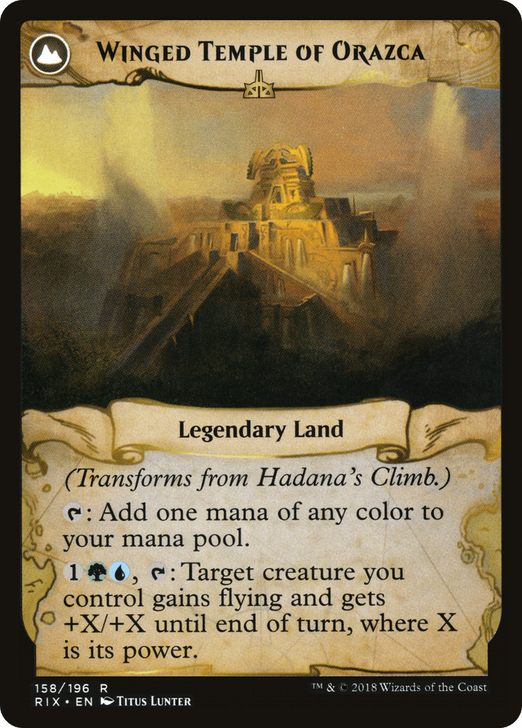 Hadana's Climb // Winged Temple of Orazca [Secret Lair: From Cute to Brute] MTG Single Magic: The Gathering  | Multizone: Comics And Games