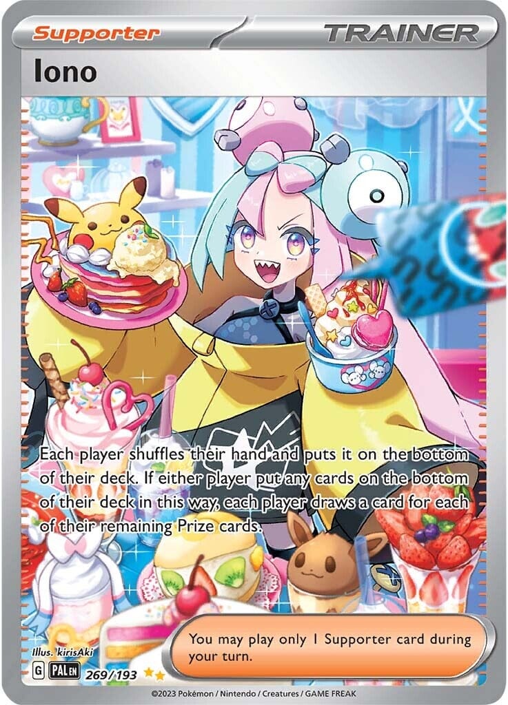 Iono (269/193) [Scarlet & Violet: Paldea Evolved] Pokemon Single Pokémon  | Multizone: Comics And Games