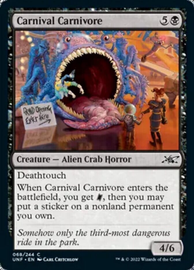 Carnival Carnivore [Unfinity] MTG Single Magic: The Gathering  | Multizone: Comics And Games
