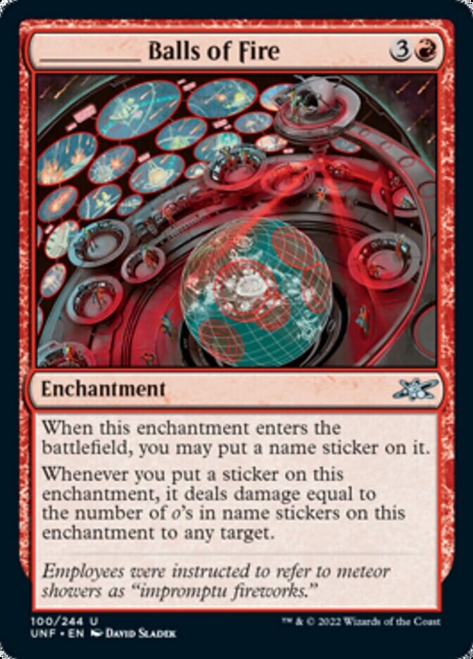 _____ Balls of Fire [Unfinity] MTG Single Magic: The Gathering  | Multizone: Comics And Games