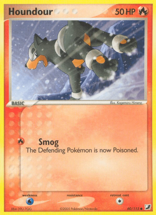Houndour (60/115) [EX: Unseen Forces] Pokemon Single Pokémon  | Multizone: Comics And Games