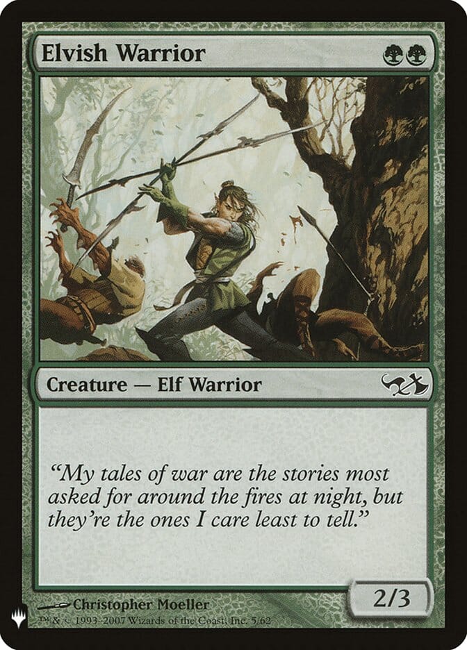 Elvish Warrior [Mystery Booster] MTG Single Magic: The Gathering  | Multizone: Comics And Games