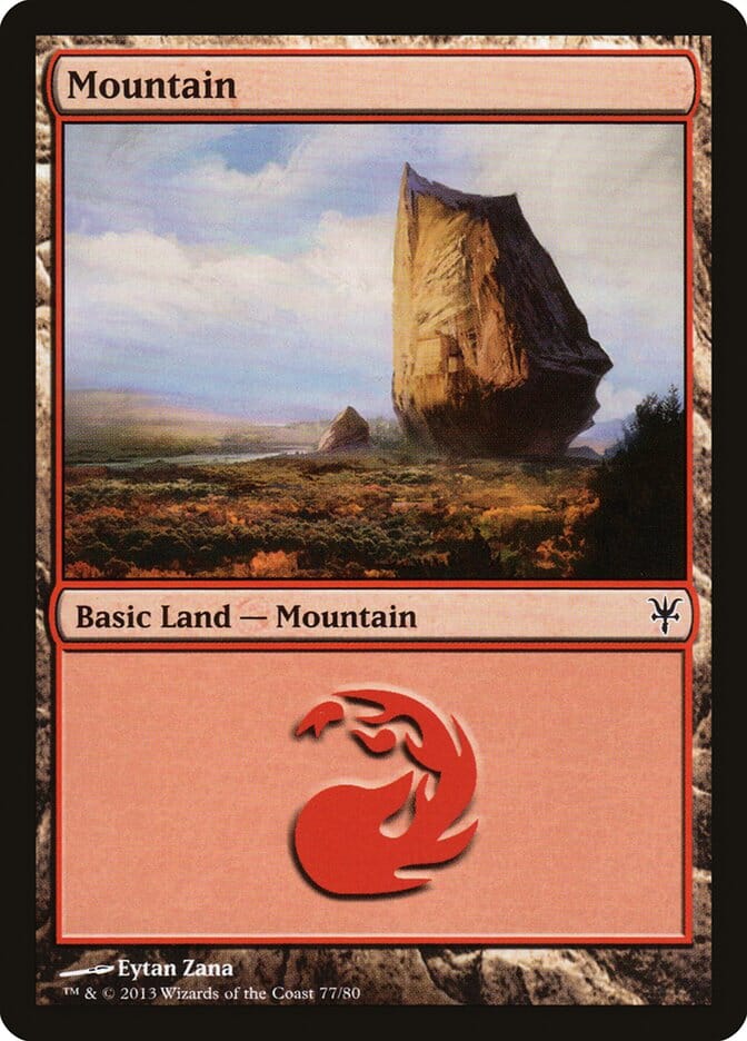 Mountain (77) [Duel Decks: Sorin vs. Tibalt] MTG Single Magic: The Gathering  | Multizone: Comics And Games