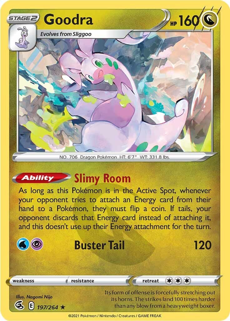 Goodra (197/264) [Sword & Shield: Fusion Strike] Pokemon Single Pokémon  | Multizone: Comics And Games