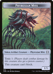 Poison Counter // Phyrexian Mite Double-Sided Token [Phyrexia: All Will Be One Tokens] MTG Single Magic: The Gathering  | Multizone: Comics And Games