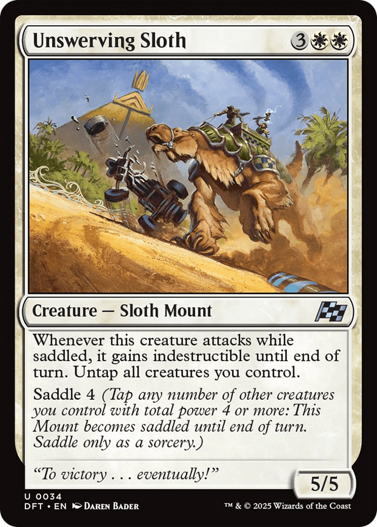 Unswerving Sloth [Aetherdrift] MTG Single Magic: The Gathering  | Multizone: Comics And Games