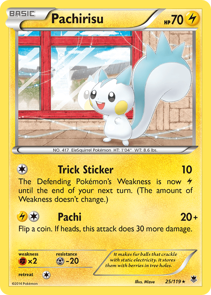 Pachirisu (25/119) [XY: Phantom Forces] Pokemon Single Pokémon  | Multizone: Comics And Games