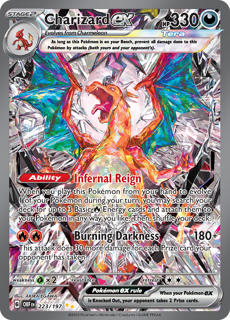 Charizard ex (223/197) [Scarlet & Violet: Obsidian Flames] Pokemon Single Pokémon  | Multizone: Comics And Games