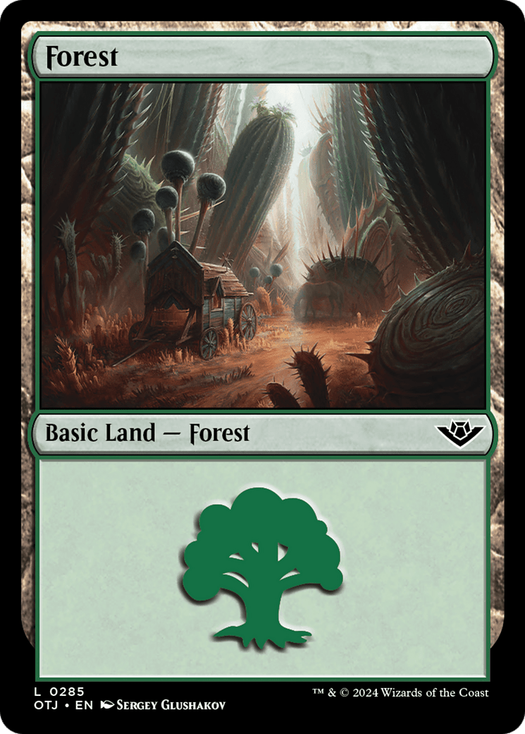 Forest (0285) [Outlaws of Thunder Junction] MTG Single Magic: The Gathering  | Multizone: Comics And Games