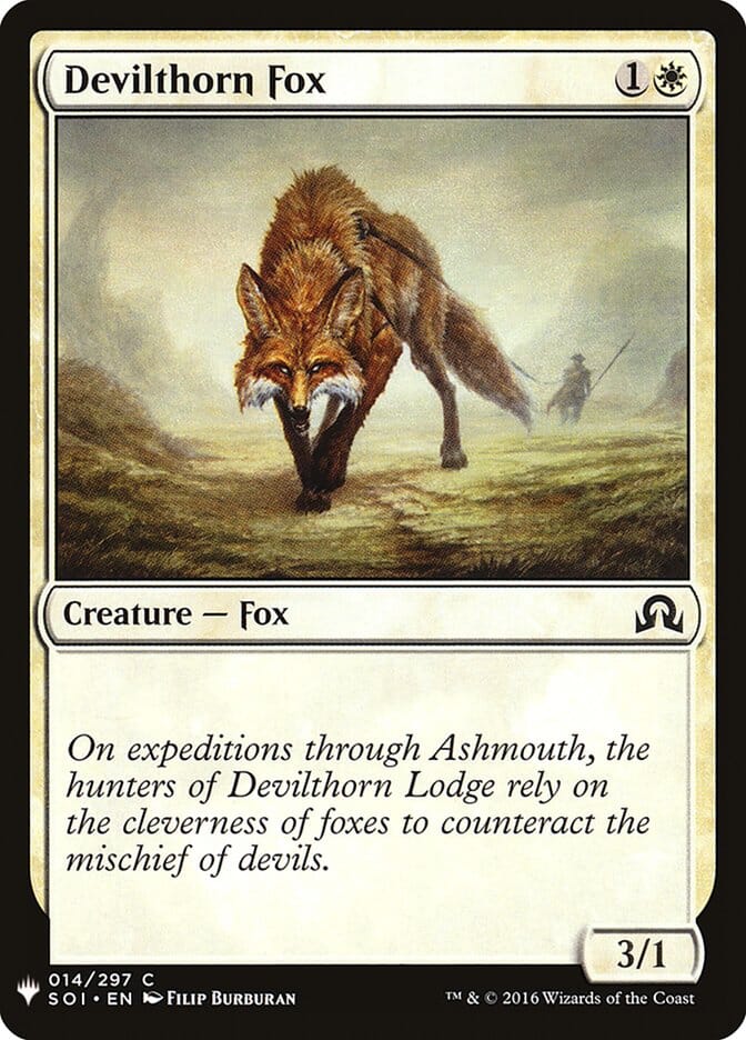 Devilthorn Fox [Mystery Booster] MTG Single Magic: The Gathering  | Multizone: Comics And Games