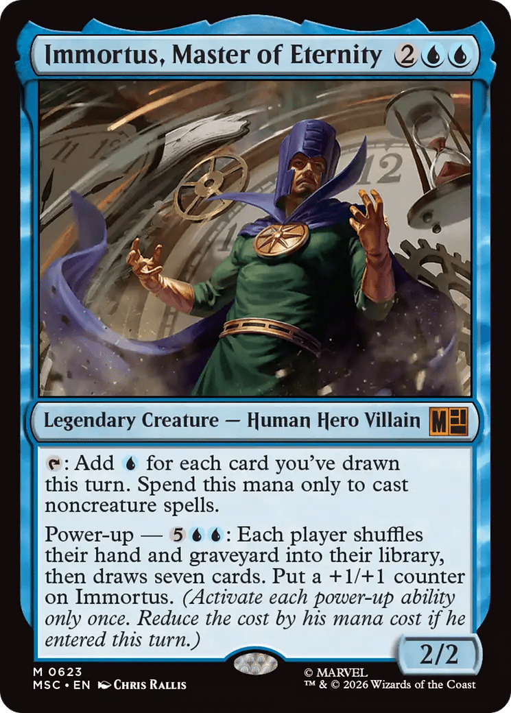 Immortus, Master of Eternity [Marvel Super Heroes Commander] MTG Single Magic: The Gathering  | Multizone: Comics And Games