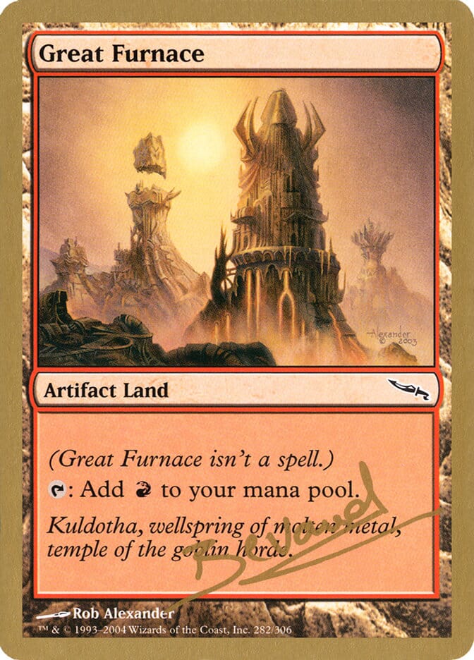 Great Furnace (Manuel Bevand) [World Championship Decks 2004] MTG Single Magic: The Gathering  | Multizone: Comics And Games
