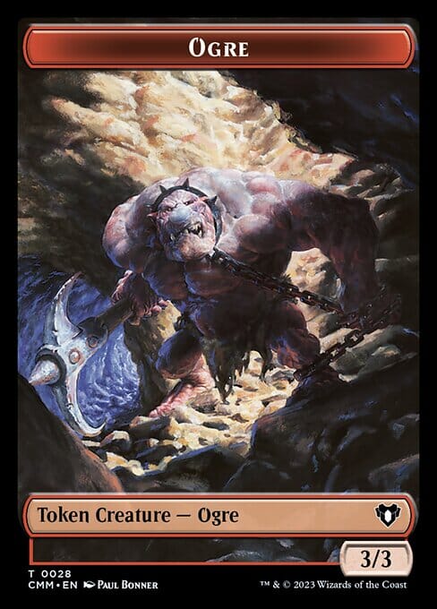 Servo // Ogre Double-Sided Token [Commander Masters Tokens] MTG Single Magic: The Gathering  | Multizone: Comics And Games