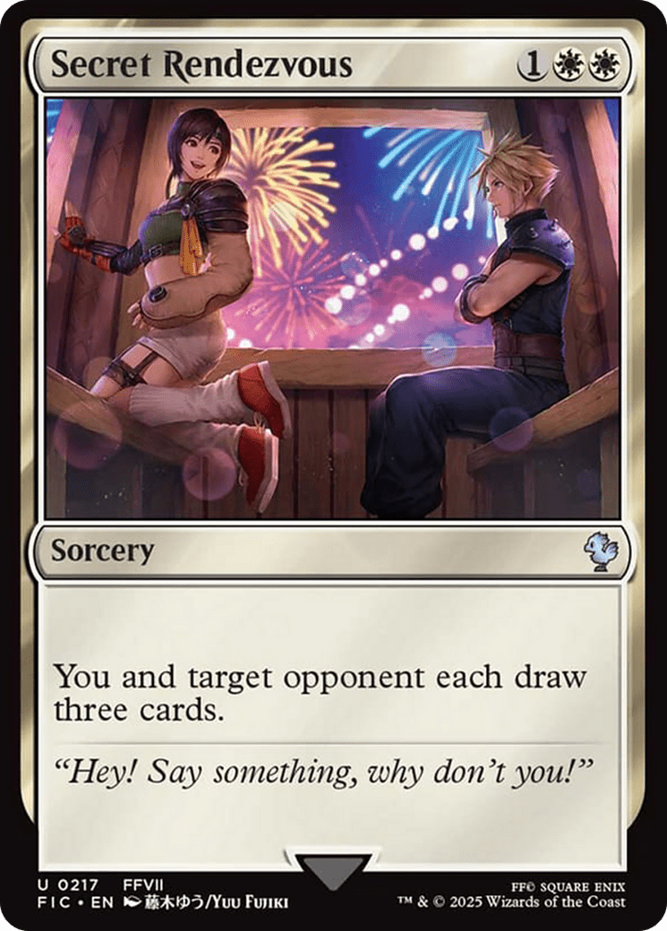 Secret Rendezvous (0217) [FINAL FANTASY Commander] MTG Single Magic: The Gathering  | Multizone: Comics And Games