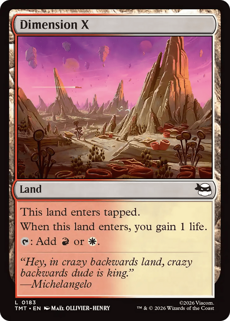 Dimension X [Teenage Mutant Ninja Turtles] MTG Single Magic: The Gathering  | Multizone: Comics And Games