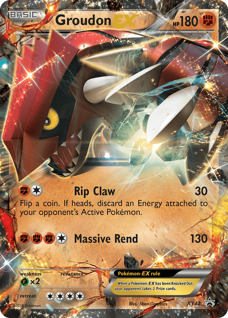 Groudon EX (XY42) [XY: Black Star Promos] Pokemon Single Pokémon  | Multizone: Comics And Games