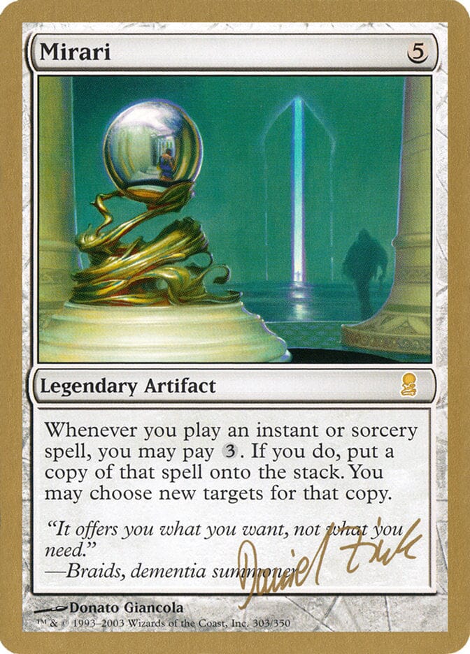 Mirari (Daniel Zink) [World Championship Decks 2003] MTG Single Magic: The Gathering  | Multizone: Comics And Games