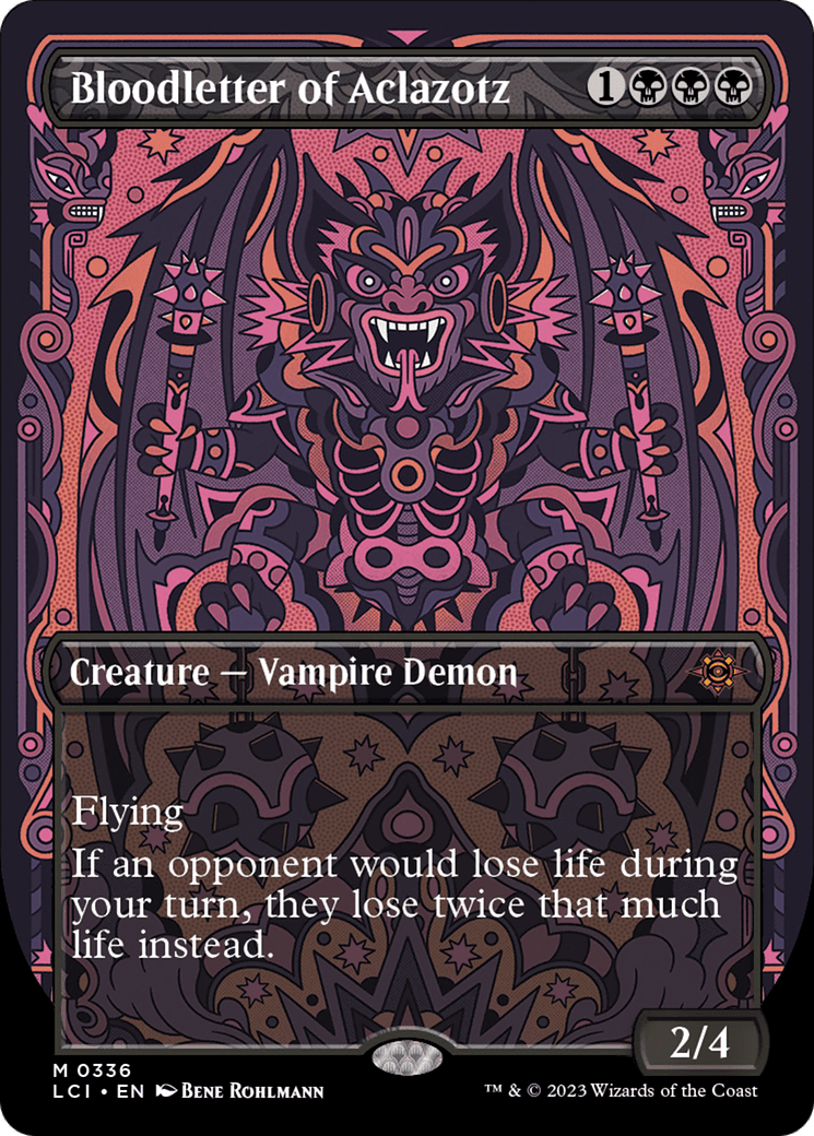 Bloodletter of Aclazotz (Borderless) [The Lost Caverns of Ixalan] MTG Single Magic: The Gathering  | Multizone: Comics And Games