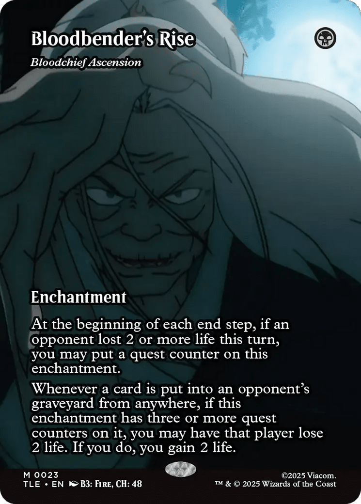 Bloodbender's Rise - Bloodchief Ascension (Borderless) [Avatar: The Last Airbender: Eternal-Legal] MTG Single Magic: The Gathering  | Multizone: Comics And Games