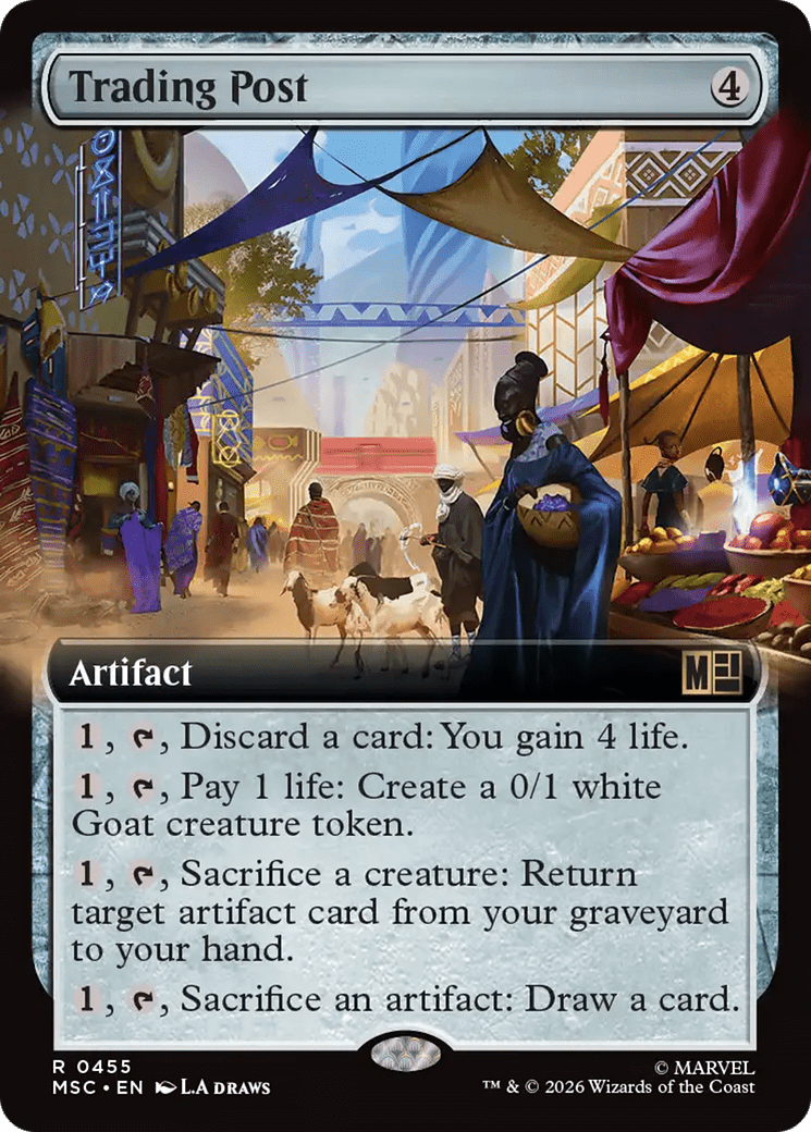 Trading Post (Extended Art) [Marvel Super Heroes Commander] MTG Single Magic: The Gathering  | Multizone: Comics And Games