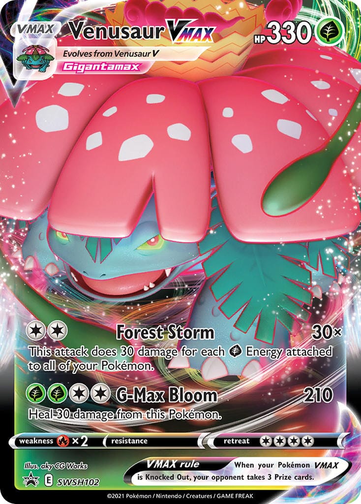 Venusaur VMAX (SWSH102) (Jumbo Card) [Sword & Shield: Black Star Promos] Pokemon Single Pokémon  | Multizone: Comics And Games