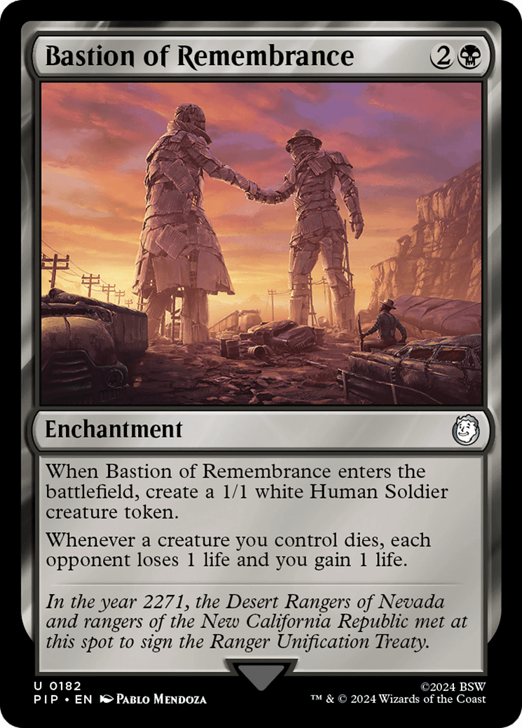 Bastion of Remembrance [Fallout] MTG Single Magic: The Gathering  | Multizone: Comics And Games