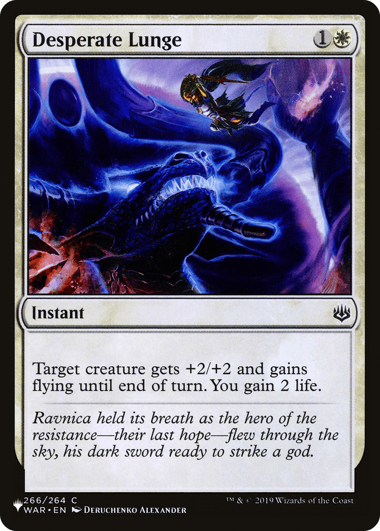 Desperate Lunge [The List] MTG Single Magic: The Gathering  | Multizone: Comics And Games