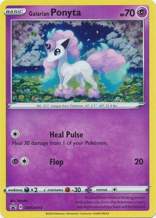 Galarian Ponyta (SWSH013) [Sword & Shield: Black Star Promos] Pokemon Single Pokémon  | Multizone: Comics And Games