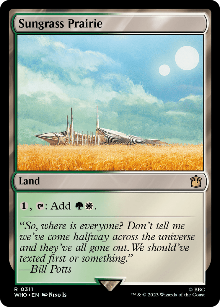 Sungrass Prairie [Doctor Who] MTG Single Magic: The Gathering  | Multizone: Comics And Games